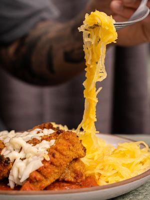 Healthy & guilt free Chicken Parmesan