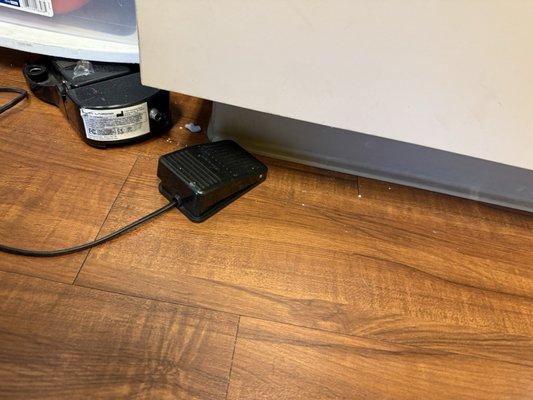 Floors were filthy and not cleaned in quite some time.