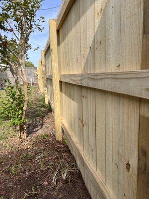 Custom wood privacy fence installed in Winter Garden, FL