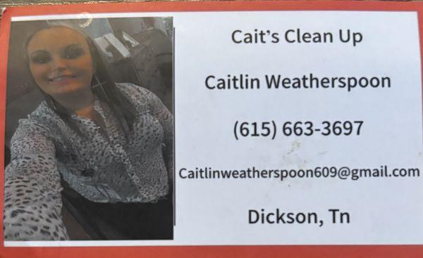 Cait’s Clean Up