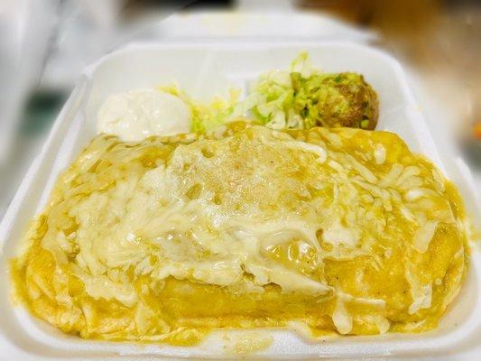 Super Burrito - green sauce