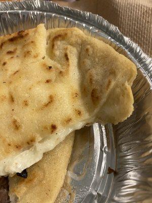 Cheese pupusa