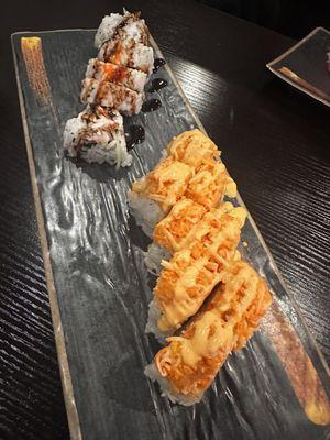 Spider and sexy roll.