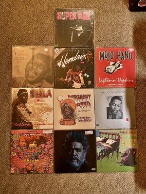 With the exception of "Dawn FM" these are all records from this shop