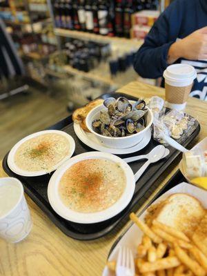 Steamer Clams & Clam Chowder