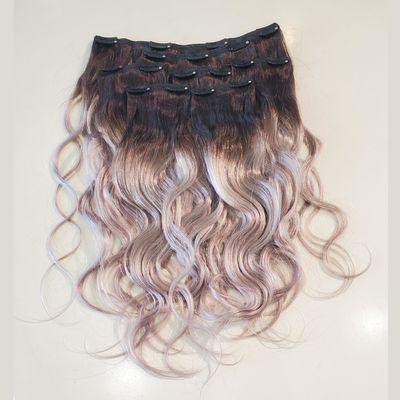 custom-made 7-piece clip-in