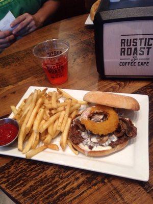 Mushroom quest burger!