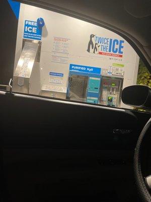 Getting ice, since we'll be working for 13 hours tomorrow(Supervisor of Elections).