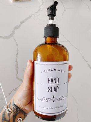 Homemade hand soap