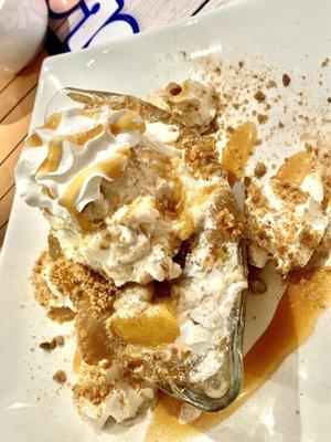 Peach cobbler