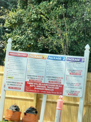 New updated prices 2025