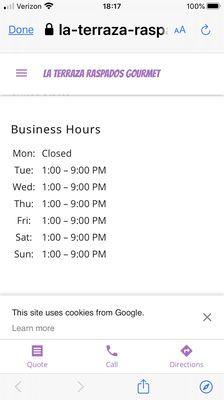 La Terraza Raspados Gourmet