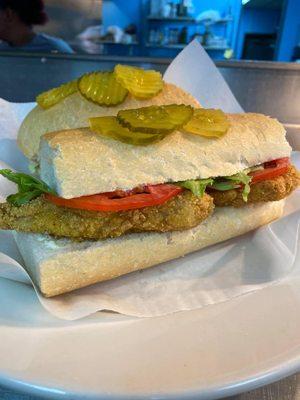 Catfish poboy.
