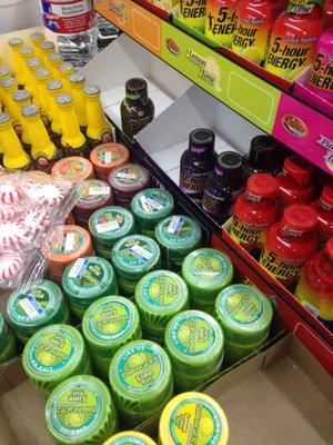 Get a little zip. This little mini mart shack is adjacent to the gas pumps & is no-frills. Get the essentials u need 2 keep on going.