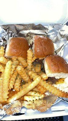 Steak Sliders & Fries