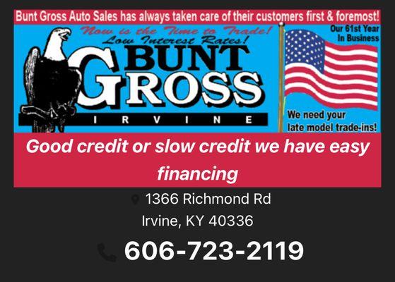 Bunt Gross Auto & Truck Sales