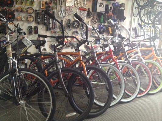 Actually they have two rows of bikes