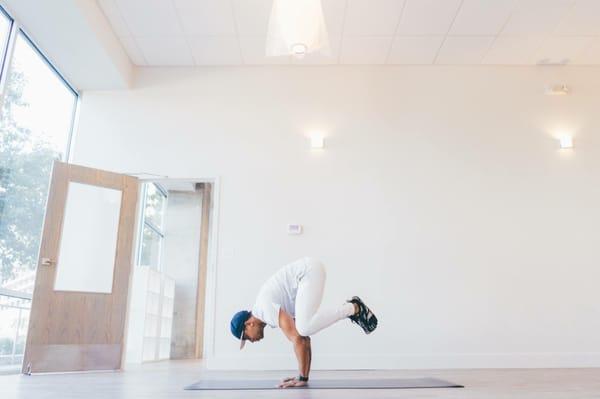 We Yogis Uptown has two modern, clean studios with windows opening to the city of Dallas. See why We Yogis was voted Best Yoga Studio 2015.