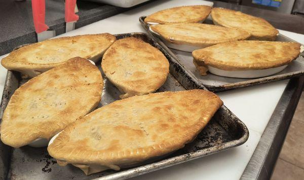 Home made chicken pot pie .. a Bogie's favorite