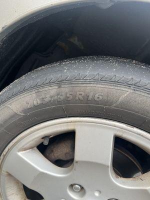 My bald tires