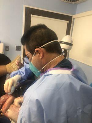 Dr lamberty delivering baby zimir