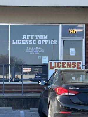 Affton Licenses Office