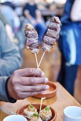 ribeye steak yakitori 06.22.18