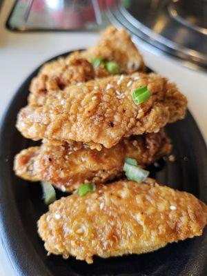 Korean chicken wings...so good