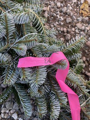 Tagged and ready to be tied up.