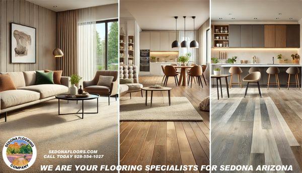 Any room can make the difference with Sedona Flooring doing the work! Call today or visit the showroom!