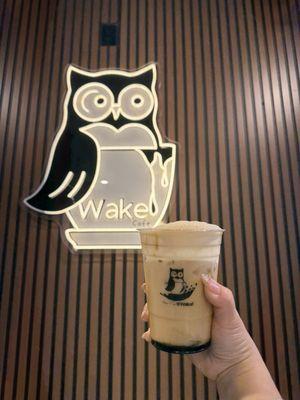 Fire owl milk tea with jasmine