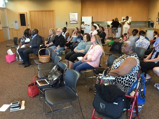 When the Holy Ghost shows up, everyone is ready to be touched