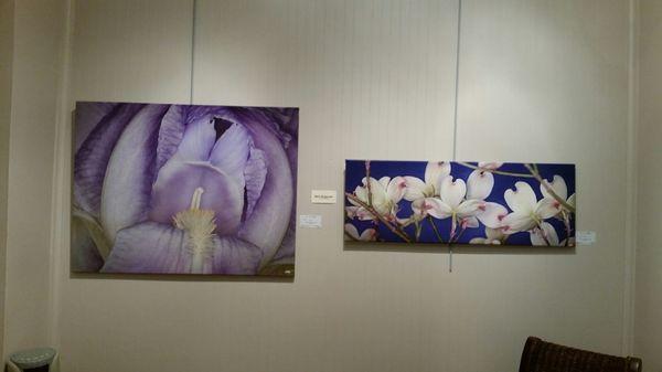 1st Friday 6-9 pm new artist, food, wine, music.