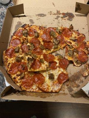 We were willing to sacrifice quality of punctuality.... but this is 2 hrs of bullshit