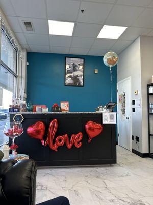 Reception desk