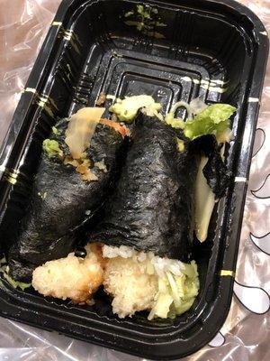 It looks like someone took I bite of My order. $18.00 for this ?!