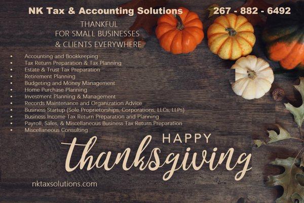 Happy Thanksgiving