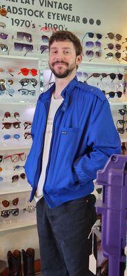 Thank you ,to another happy customer who purchased a nice 'Members Only Jacket' here at. Goodtimes Vintage And Eyewear.