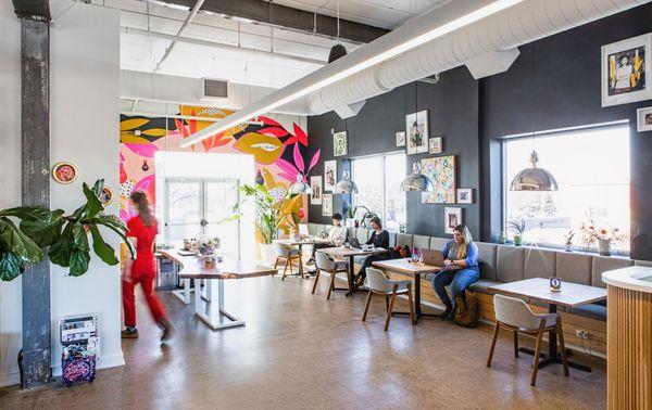 Meet your people in a beautiful workspace.