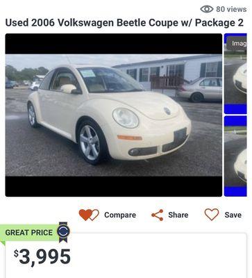 False advertising. This vehicle has transmission problems.