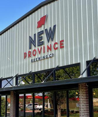 Front of brewery