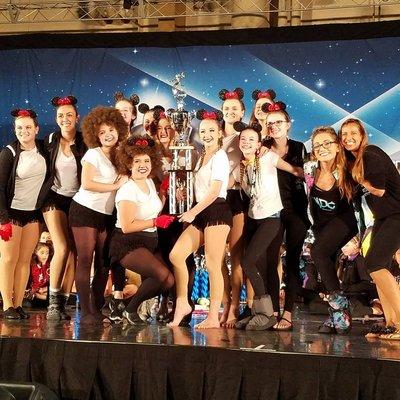 Mystical's Dance Co. received the STUDIO SPIRIT AWARD during our March Competition!