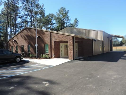 Exterior of new business location