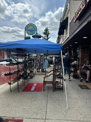 Last day of the BIG side walk sales.