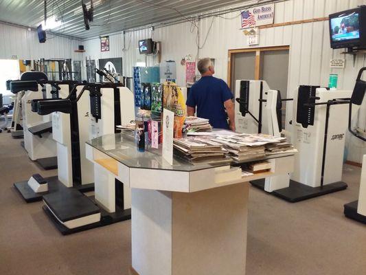 One of our clean well lit workout rooms
