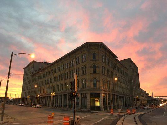 The historic Pritzlaff building. The Ward4 coworking area spans over 12,000 square feet on the 2nd floor.