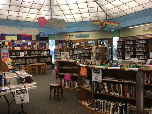 Kids and young adult sections