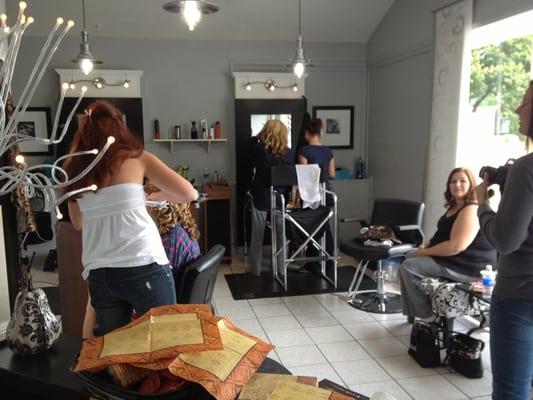 A wedding party in full swing at Equilibrium.