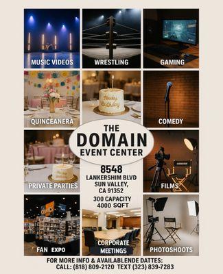 Venue for all types of events!