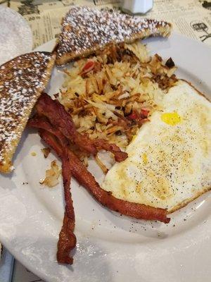 The Stevie! French toast is yummy!